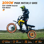 Luckeep M5 Electric Bike for Adults/Teen, 1500W Peak Motor, Max 32MPH, 48V 15AH Battery, Max 60 Miles Electric