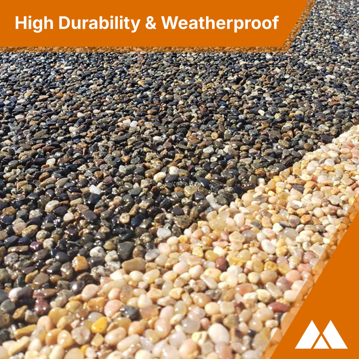 Mckinnon Stone Bond Epoxy, 4 Gallon Kit, Resin Bound Surfacing Epoxy for Gravel & Pebble Stone, Easily Transform Your