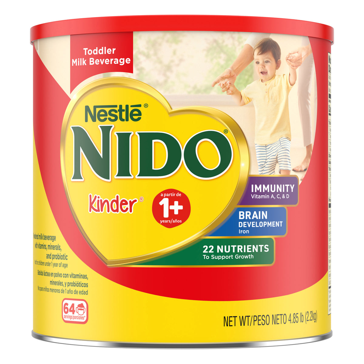 Nestle Nido Kinder 1+ Toddler Powdered Milk, 4.85 lb
