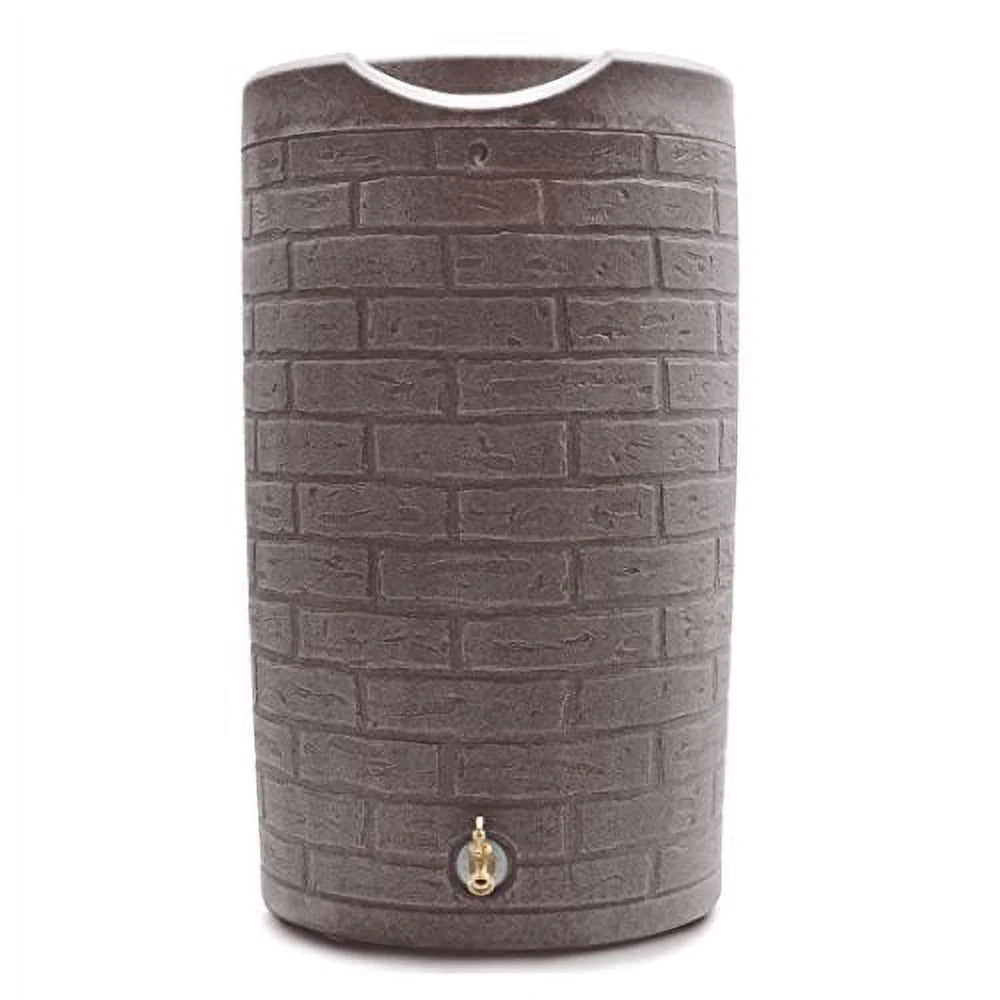Good Ideas IMP - D50 - DAR Impressions Downton Rain Saver Rain Barrel, 50 Gallon, Dark Granite