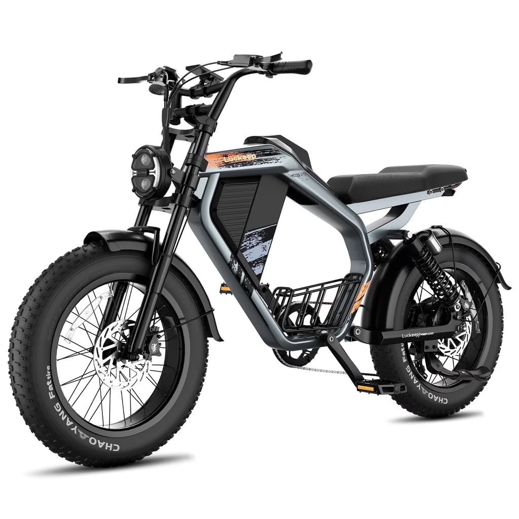 Luckeep M5 Electric Bike for Adults/Teen, 1500W Peak Motor, Max 32MPH, 48V 15AH Battery, Max 60 Miles Electric